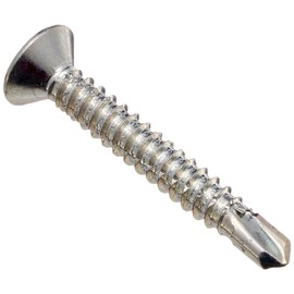 Osato Drill Screws, Countersunk Head 0.2 inch (5 mm) x Length 1.4 inches (35 mm), Pack of 100 (545-126)