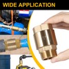 One Way Brass Check Valve, 1" NPT male in/ 1"