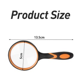Magnifying Glass 2Pack Magnifying Glass 10X Magnifying Glass Kids Handheld Magnifying Glass, Handheld Reading Magnifier for Reading, Inspection, Hobbies & Crafts