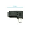 AKORD Right Angled Mini USB Male to Micro USB Female