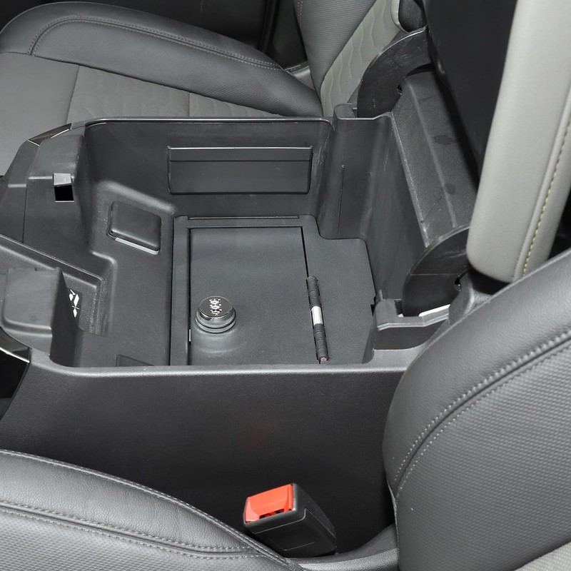 RT-TCZ for Silverado Center Console Organizer Gun Safe Box with