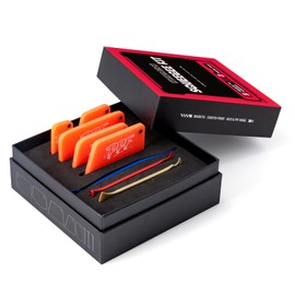 FOSHIO PPF Squeegee Set – 5 in 1 Different Sizes TPU Squeegees, 2 Axe Vinyl Wrap Tools & Edge Wrap Tools for Tucking Hard to Reach and Tight Panels, Paint Protection Film and Vinyl Wrap Installation