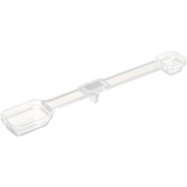 Yamazaki 6923 Magnetic Measuring Spoon, White Size (W x D x H): Approx. 8.7 x 1.4 x 0.7 inches (22 x 3.5 x 1.8 cm), Tower Tower, Easy to Measure While Placed