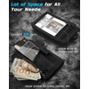 LIUGX Tactical ID Card Holder, 900D Nylon, Hook & Loop