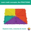 Geometiles Juego de construcción 3D para Aprender matemáticas, Incluye Muchas