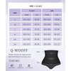 Q-WOOFF Shapewear Women's Tummy Control Bodice Pants Tummy Control Double