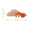 Apricot Lamb Beach Hermit Crab Plushies Stuffed Animals for Kids,