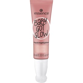 essence Baby GOT Glow Liquid Highlighter, No. 20, Purple, Defining, Express Result, Easy to Remove, Glossy, Vegan, Oil-Free, Paraben-Free, No Microplastic Particles, Pack of 3 (3 x 10 ml)
