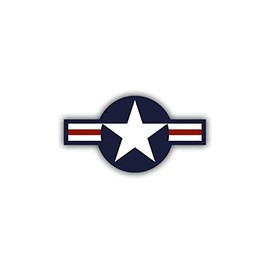 Sticker USAF Coat of Arms US Air Force Air Force Emblem Badge 4 x 7 cm A851