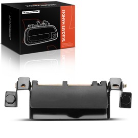 A-Premium Tailgate Handle Liftgate Latch Handle Compatible with Toyota Models - Sienna (1998-2003), Sequoia (2001-2007) - Black - Replace# 69090-0C080, 69090-08010