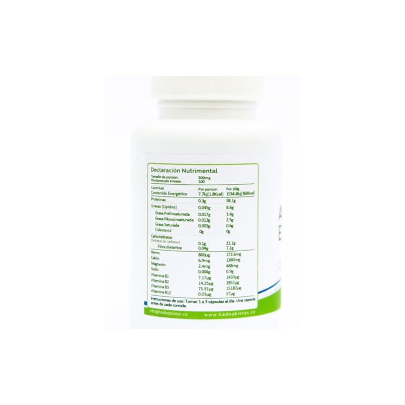 Alga Espirulina y Chlorella en Capsulas, Pack de 3 Piezas