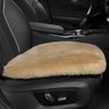 IRIWOOL Genuine Sheepskin Auto Seat Pad,Soft Wool Seat Cover Breathable