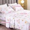 QSH Floral King Size Sheet Sets - Flower Butterfly Print