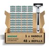 Razors for men Shaving,2-Blade mens Razor Cartridges Includes 1 Handles