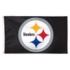 MADE IN USA 3x5 Foot Outdoor Nylon Steelers Flag with