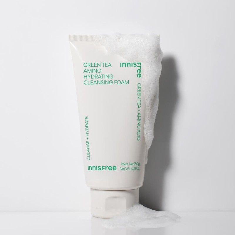 Innisfree [이니스프리]그린티 아미노 수분 클렌징 폼 Innisfree Green Tea Amino