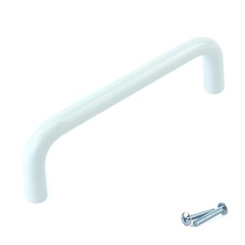 M4TEC Bar Pull Handle for Bedroom Furniture, and Kitchen Door Handles, Ideal Off-White Door Handles, Kitchen Cupboard, Wardrobe and Draw Handles - W7 Series 96 mm