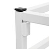 HECASA 4' x 4' Rolling Flood Table Tray Stand for