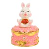 Trinket Box Bunny Shape Exquisite Cute Magnetic Design Jewelry Storage
