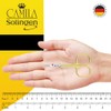 CS04 3 1/2" Modern Style Gold Plated Cuticle Scissors