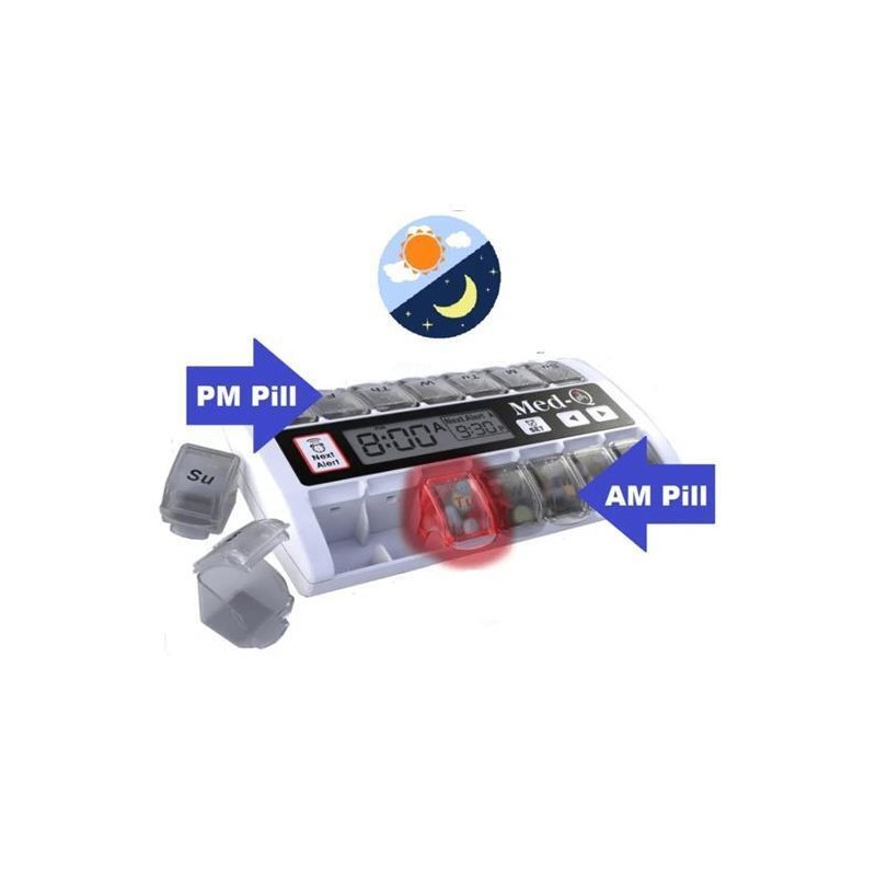 Med-Q White Automatic Pill Dispenser