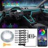 DEHERANE Interior Car LED Strip Lights, RGB 6 in 1
