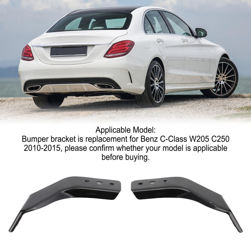 1 Pair Front Bumper Support Bracket 2046200285 Left Right Bumper
