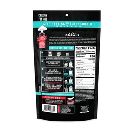 OMEALS S’Mores Cookie Good to Go Meals - Self Heating Emergency Food Supplies, Fully Cooked Backpacking Meals and Camp Food with Extended Shelf Life - USA - 6 Pack