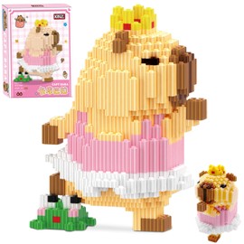 Juvanovo Capybara Building Blocks, 1680pcs Capybara Building Sets, Capybara Mini Building Blocks Set, Micro Construction Building Bricks, Gift for Boys and Girls