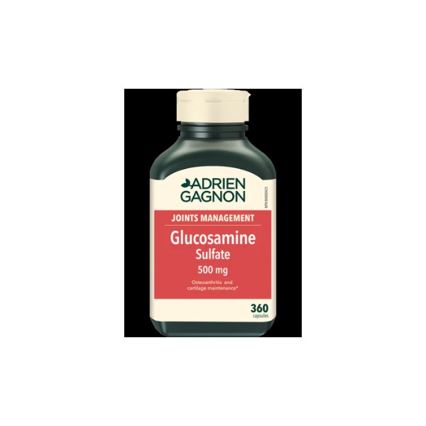 Adrien Gagnon Glucosamine Sulfate 500mg - 360 Caps