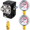 Peryiter 4 Pcs Air Compressor Pressure Switch Control Valve 90-125psi