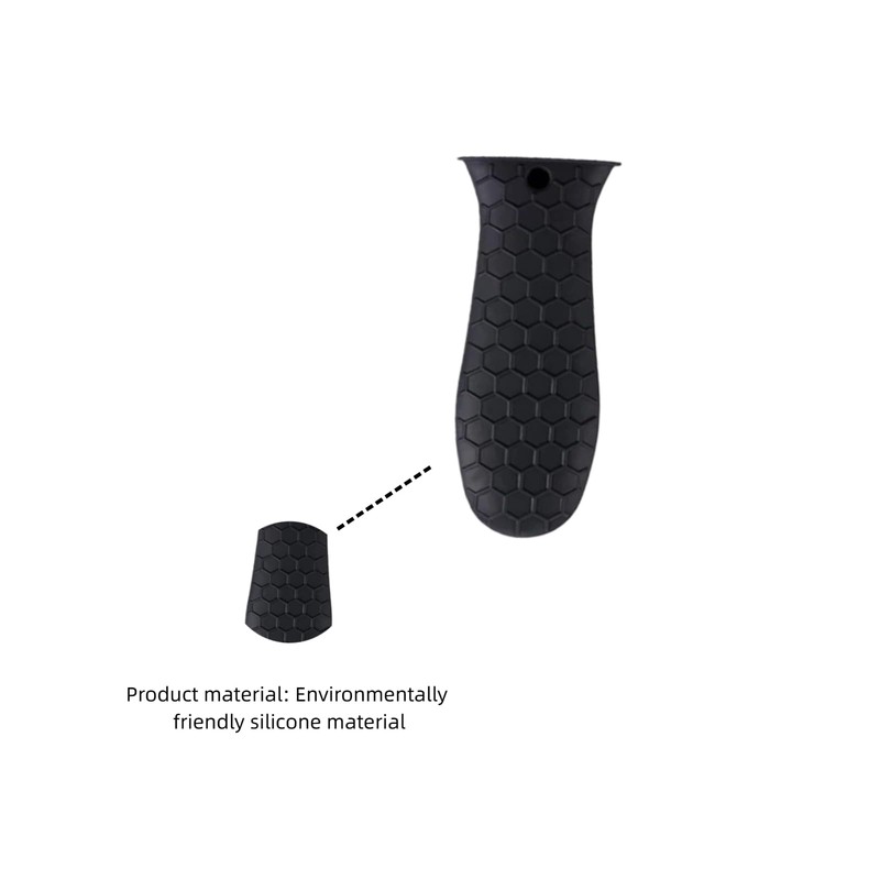 8 Pcs Silicone Pot Handle Covers Set, Heat Resistant Cast
