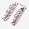 HOWDIA 10-Pack 360 Degree Rotatable Door Pivot Hinges | Stainless