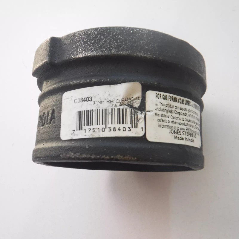 Jones Stephens 3" Jones Stephens No Hub Cleanout W/2-1/2" Raised