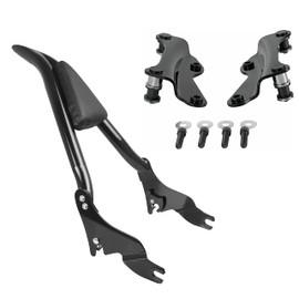 SWESGI Sissy Bar for Harley Davidson Touring Quick Release Passenger Backrest for Road King Road Glide Street Glide Electra Glide Road King Ultra CVO Limited 22" (2014 Up Sissy Bar with Docking)