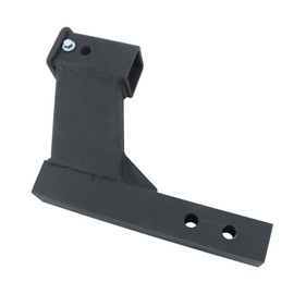 LABLT Black Trailer Hitch Extender for 2 Inch Receiver with 8 Inch Rise or Drop, 2-inch Solid Shank, 9 11 Extension Length, 10000lbs Capacity, with 5/8 Hitch pin