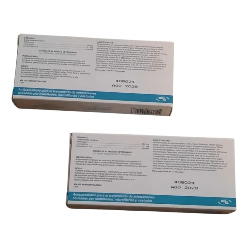 Desparasitante Diro Puppy 16 Tabletas Para Perro Y Gatos