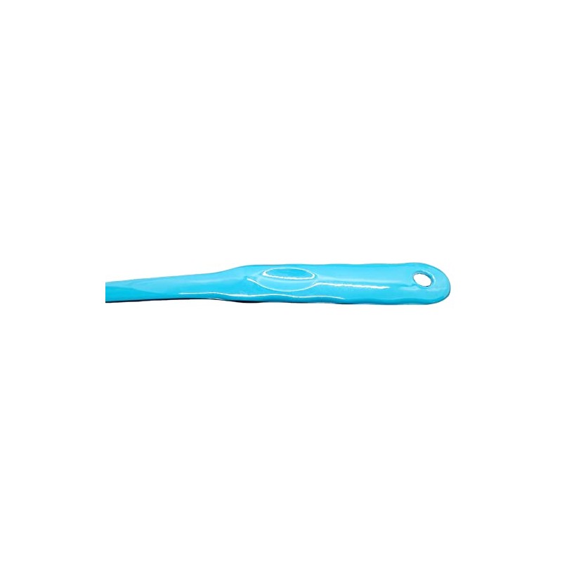 Handy Housewares 12.5" Long Handled Colorful Melamine Basting/Serving Spoon (Blue,