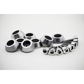 Ballistic Jester Silver Trim Bolt Short Kit for 1 Wheel