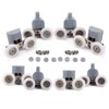 Shower Door Wheels, Lance Home 8Pcs Double Twin Top /