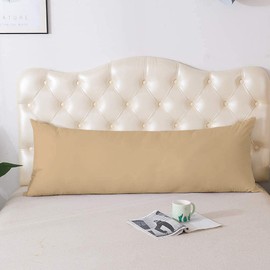 Cotton Delight Body Pillow Cover Pillowcase 20 x 72 Zipper Closure 100% Cotton Blend Premium 1pc Ginger Brown Body Pillowcases Pillow Covers, 20 x 72 inch