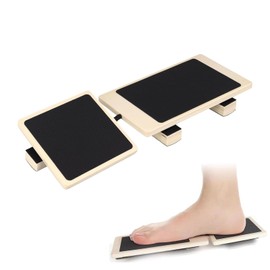 Single Foot Balance Board, Ankle Foot Exerciser, Ankle Stabilizer, Wood Non-Slip Wobble board for Sprained, Plantar Fasciitis Relief, Posture Correction, Balance Training