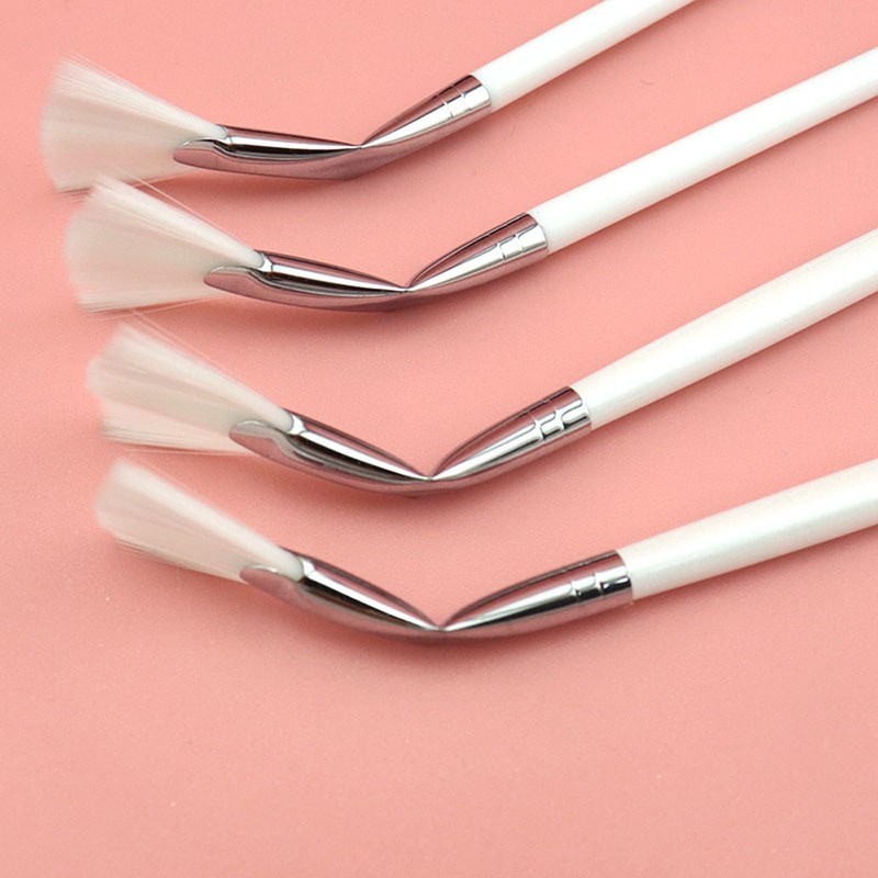 TEONEI Fan Mascara Brushes Eyelash Eyebrow Brush Makeup Brush Eye