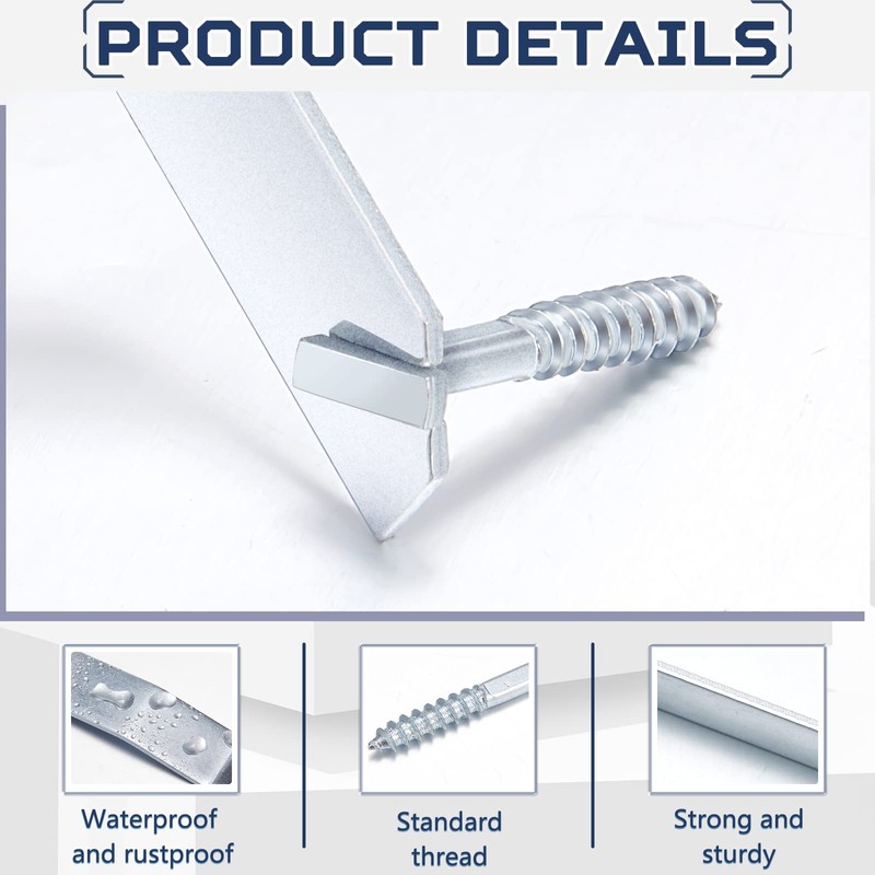 Lanties 103 Pcs T-Screw Wrench Set Include 100 T-Head Screw