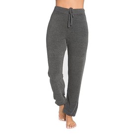 Barefoot Dreams CozyChic Ultra Lite Track Pants for Women, Luxury Loungewear, Gym Track Bottoms (Carbon, X-Large)