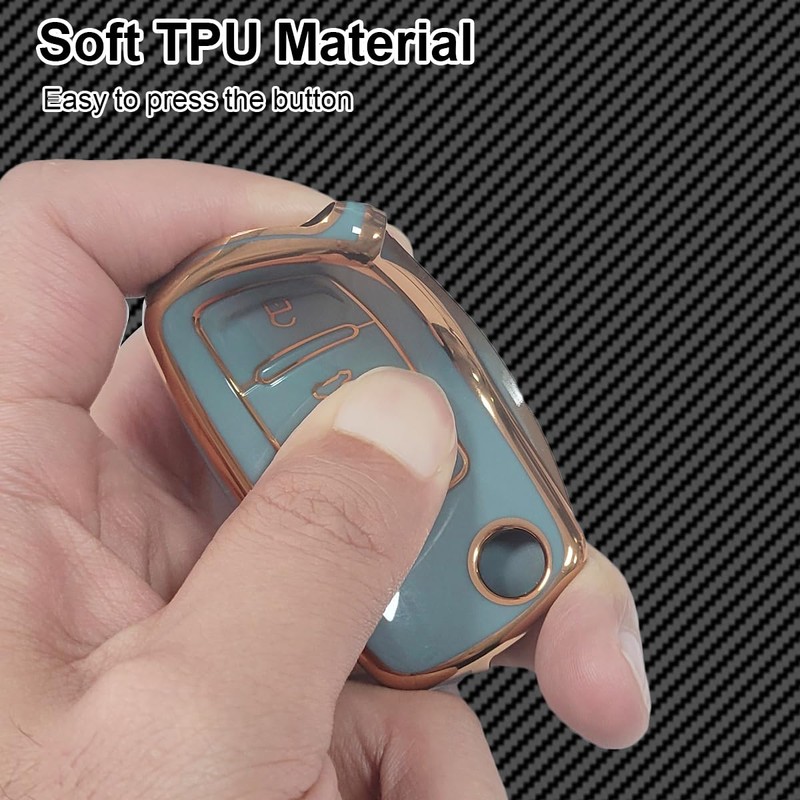 Ruayia Autoschlssel Hlle Kompatibel mit VW, TPU Silikon Schlsselhlle Cover