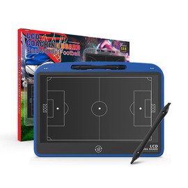 mom&myaboys 13.5 inch Electronic Football Tactical Board Basketball Coaching Board LCD Soccer Strategy Board with Stylus Pen Basketball Marker Board Training Writing Tablet Perfect Coach GiftsFootball