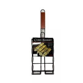 Charcoal Companion Corn Basket for Kitchen Holds 4 Ears of Corn Non-Stick