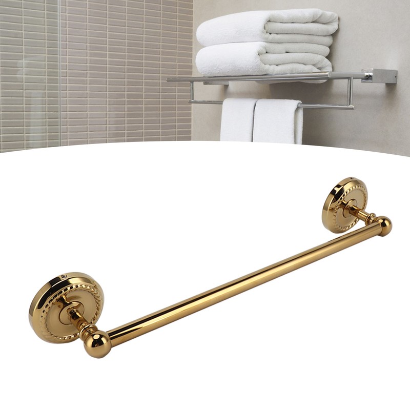 All Copper Bathroom Towel Bar European Style Wall Mounted Towel
