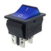Devices Cord Switch in Black, Robust Housing with Interchangeable Rocker